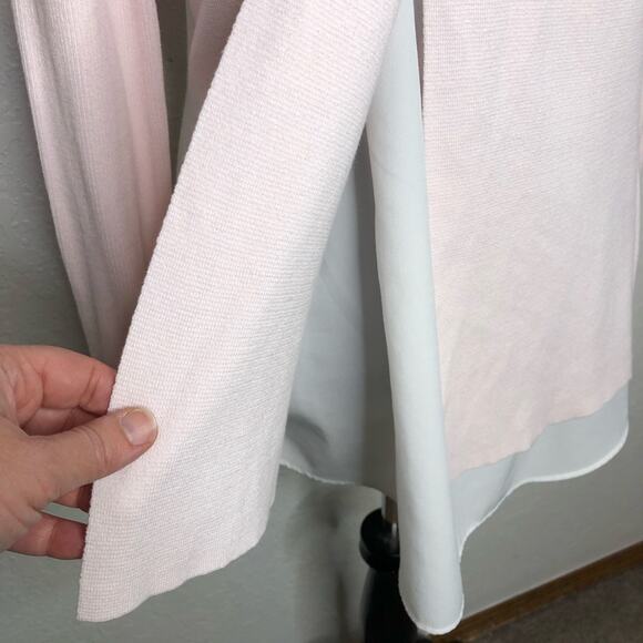 Ted Baker London light pink white layered sweater size 3 or US 8 / Medium - Picture 6 of 15